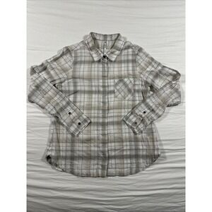 Kuhl Women Hadley Long Sleeve Button Shirt Top Size Medium Plaid Tencel D050 -9